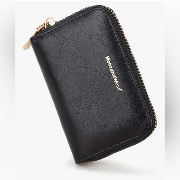 Montana West Accessories - Montana West Black Card Holder